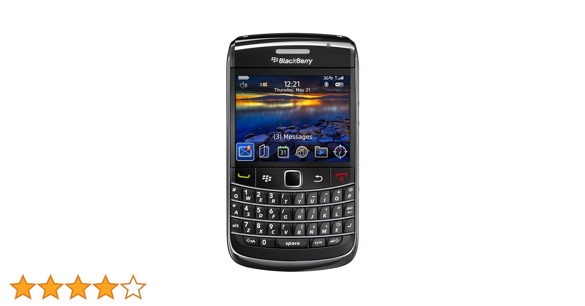 スマートフォン本体 Blackberry Bold 9700 Blackberry 9700 Bold Unlocked Quad-Band 3G Smartphone with